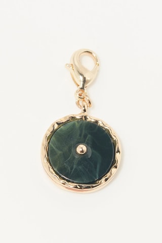 Pendente Nesto Dourado e verde escuro