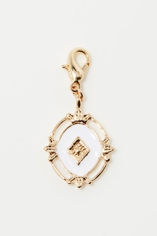 Pendente Antoinette Dourado e branco