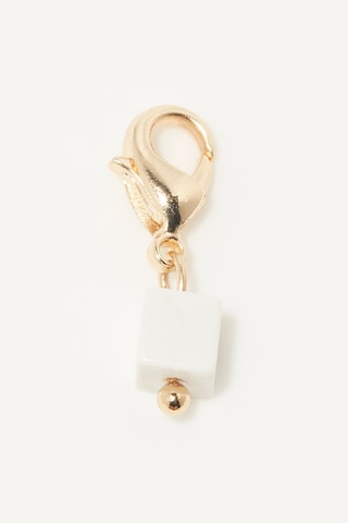 Pendente Nicole Dourado e branco