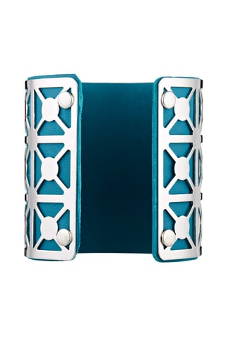 Pulseira aberta Nete Azul-pato   