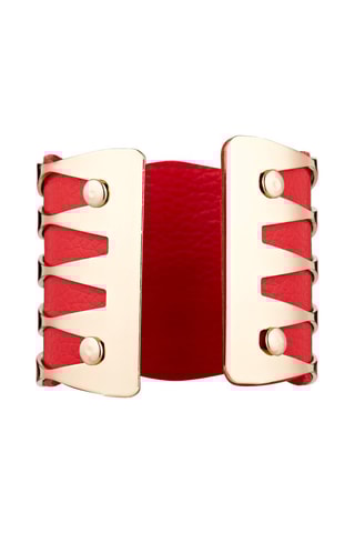 Pulseira aberta Damia  Vermelho   
