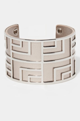 Pulseira aberta Hedone Cinzento    