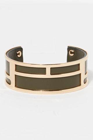 Pulseira aberta Nemesis Verde    