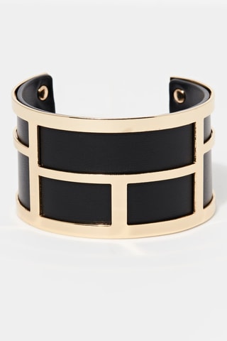 Pulseira aberta Ceos Preto    