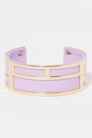 Pulseira aberta Nemesis Violeta    