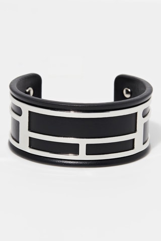 Pulseira aberta Nemesis Preto    