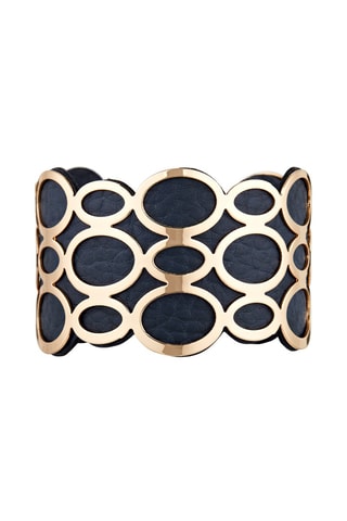 Pulseira aberta Aede  Preto