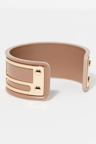 Pulseira aberta Nemesis Cinzento    
