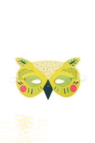 6 masques jungle Les Broc & Roll's - Dès 3 ans