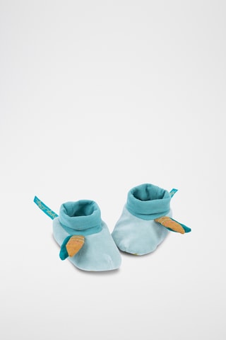 Chaussons en velours Le Voyage d'Olga - Ciel