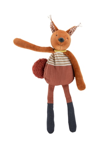 Doudou hochet écureuil Pomme des bois - Dès la naissance