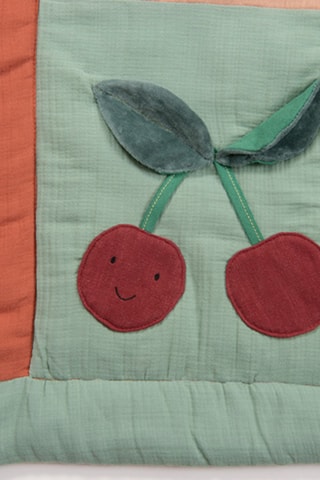 Tapis d'éveil en lin Pomme des bois - Dès la naissance