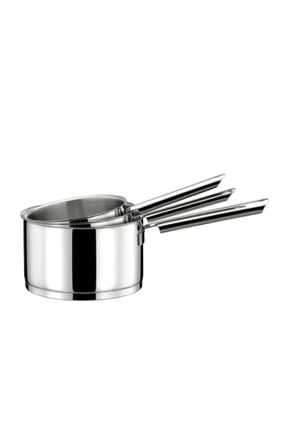 3 casseroles en acier inoxydable Elysée - 16/18/20 cm - 1,5/2,5/3 l