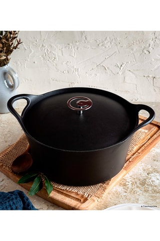 Cocotte ronde en fonte de fer émaillée Volcan - 
20 x 12,5 cm - 1,6 l