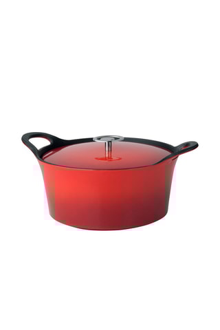 Cocotte ronde en fonte de fer émaillée Volcan - 
20 x 12,5 cm - 1,6 l