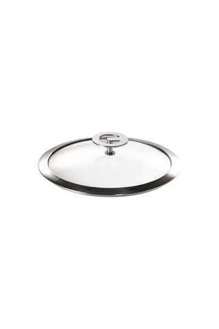 Couvercle en verre trempé et acier inoxydable - 18 cm