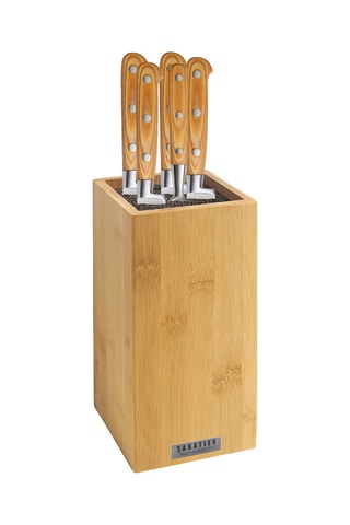 Bloc de 5 pièces en acier inoxydable Essentiel