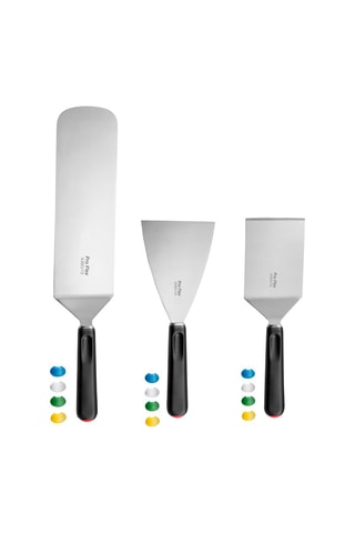 3 spatules barbecue en acier inoxydable Pro Flex
