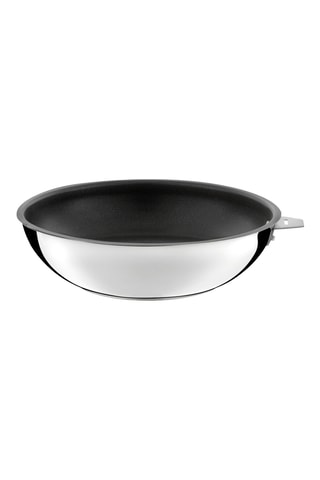 Wok en acier inoxydable - 28 cm
