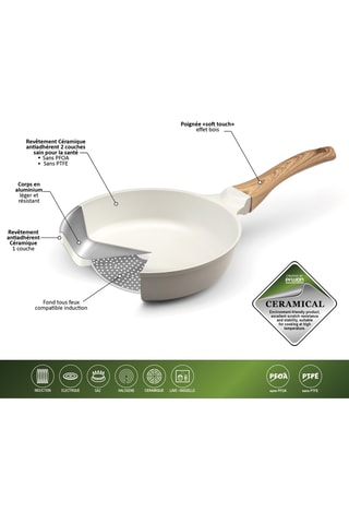 Sauteuse en céramique - 24 cm