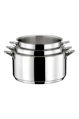Batterie de cuisine en acier inoxydable - 5 pièces