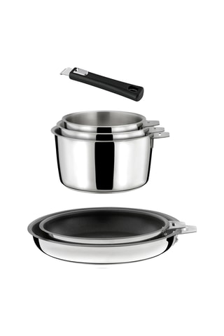 Batterie de cuisine en acier inoxydable 18/10 - 6 pièces
