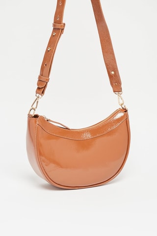 Leren Schoudertas - Camel