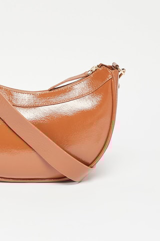 Leren Schoudertas - Camel
