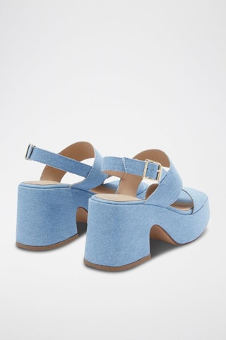 Sandalen met Hak Matitya - Hemelsblauw