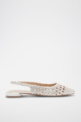 Schapenleren Ballerina's Myassa - Goudkleurig