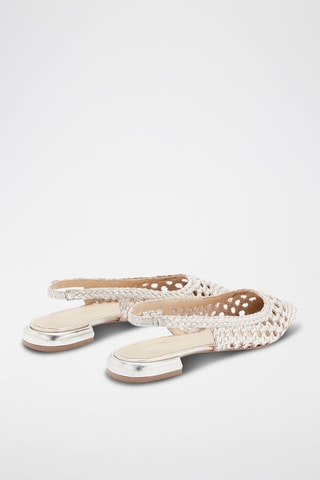 Schapenleren Ballerina's Myassa - Goudkleurig