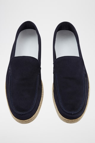 Nubuck Mocassins Copero - Marineblauw