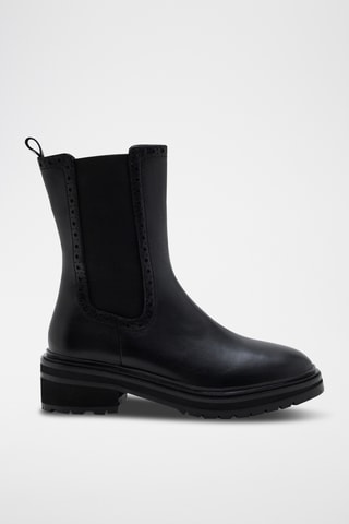Kalfsleren Chelsea Boots Mayfair - Zwart