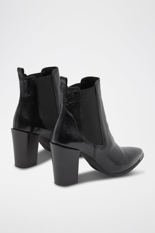 Schapenleren Chelsea Boots - Zwart
