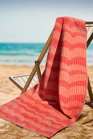 Toalha de praia Mer Rouge Salmão - 90 x 165 cm