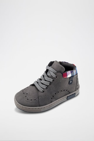 Hoge Sneakers Donkergrijs