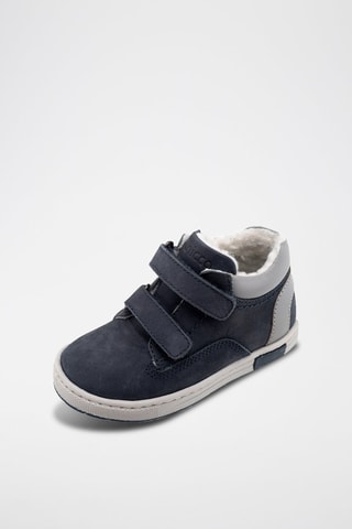 Leren Enkellaarzen - Blauw