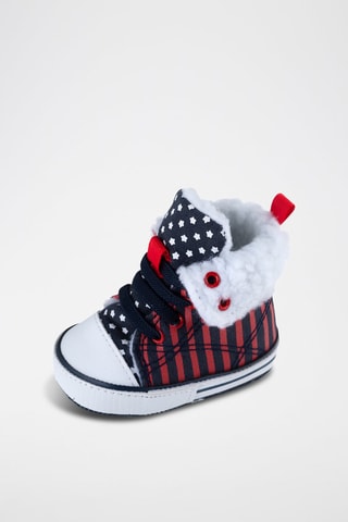 Bottines montantes - Rouge