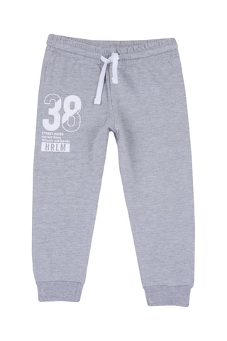 Joggingbroek - gemêleerd lichtgrijs