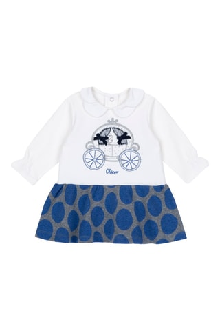 Jurk - Wit en Blauw