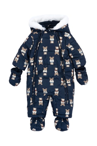 Skipakje met capuchon - Blauw