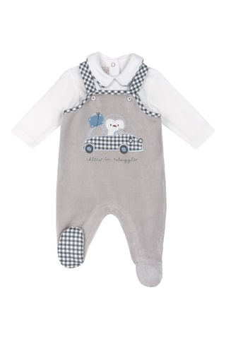 T-shirt en Tuinbroek - Grijs