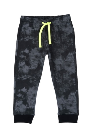 Joggingbroek met tie and dye - Zwart