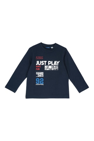 T-shirt - Marineblauw