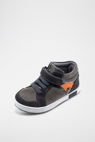 Nubuck Enkellaarzen - Grijs