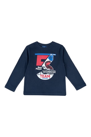 T-shirt - Marineblauw