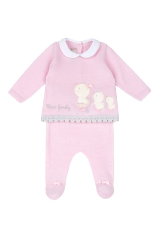 Wollen Trui en Broek - Roze