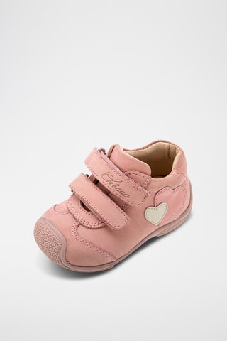 Leren Enkellaarzen - Roze