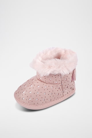 Gevoerde Enkellaarzen - Roze