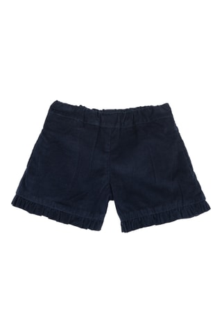 Velours Short - Marineblauw